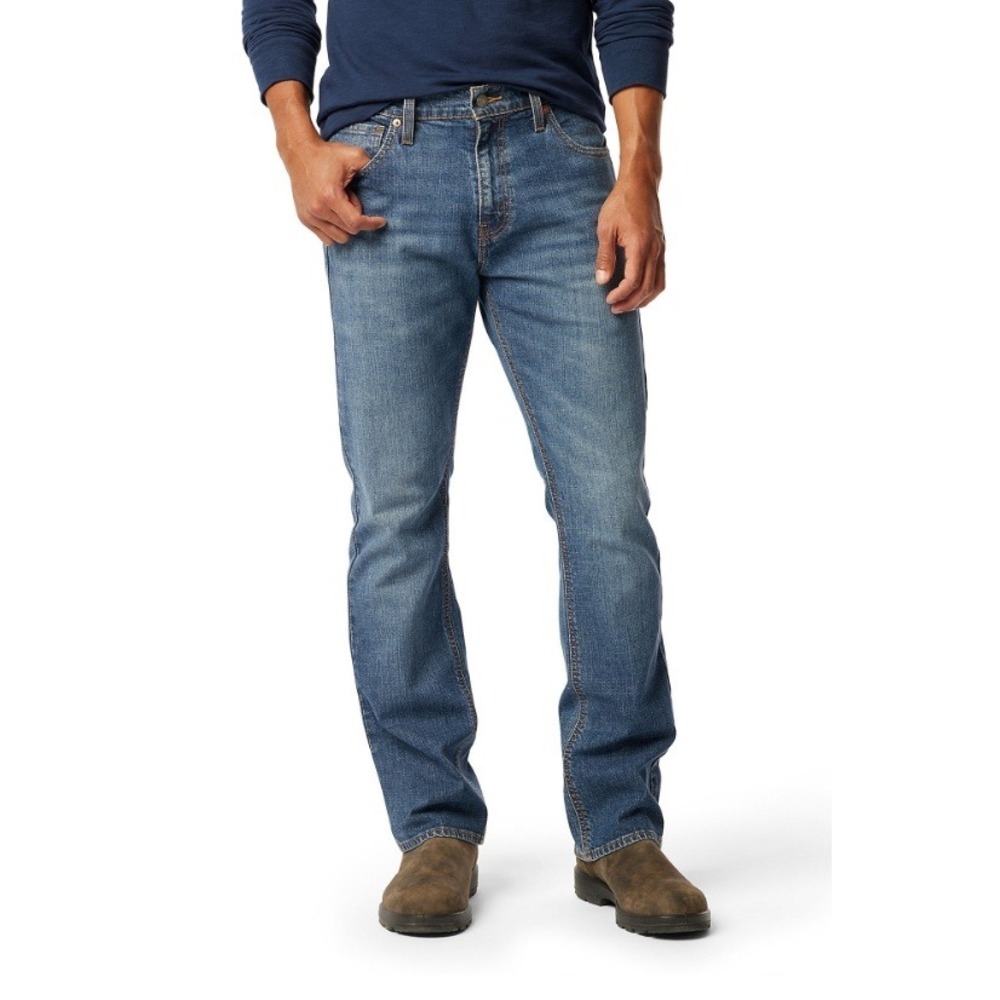 Levi Strauss Signature Men's Oversight Denim Bootcut Jeans Size 32